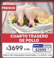 X$ - CUARTO TRASERO DE POLLO