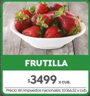 X$ - FRUTILLA