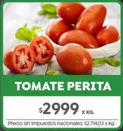 X$ - TOMATE PERITA