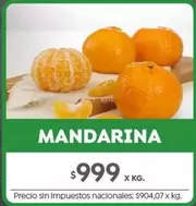 X$ - MANDARINA