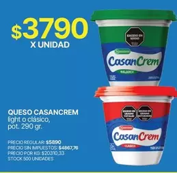 Casancrem - Queso