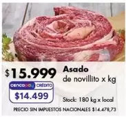 X$ - Asado de novillito