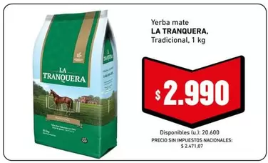 La Tranquera - Yerba mate Tradicional