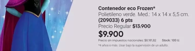 Frozen - Contenedor eco (209033)