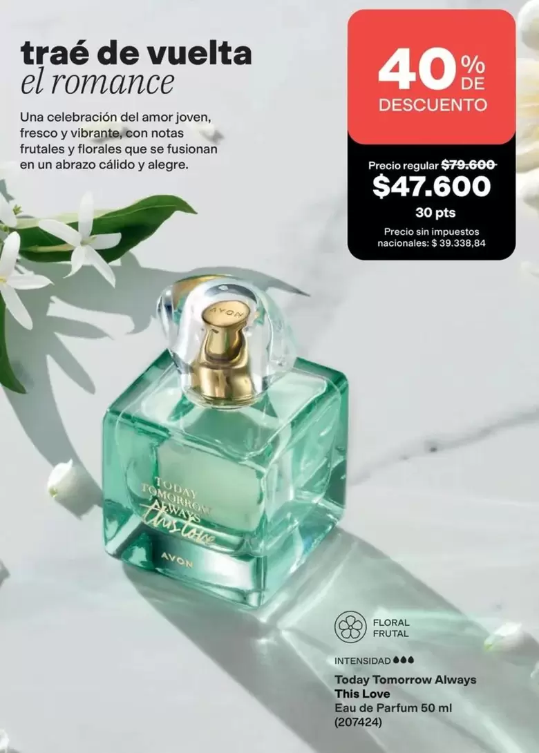 Avon - Today Tomorrow Always This Love Eau de Parfum