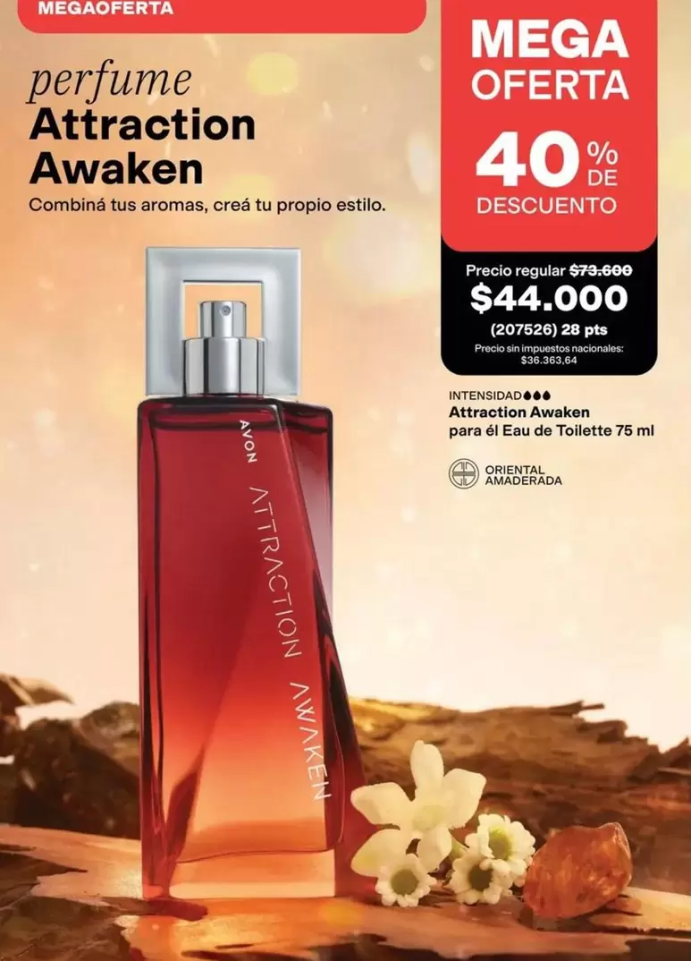 Avon - Attraction Awaken Eau de Toilette 75 ml