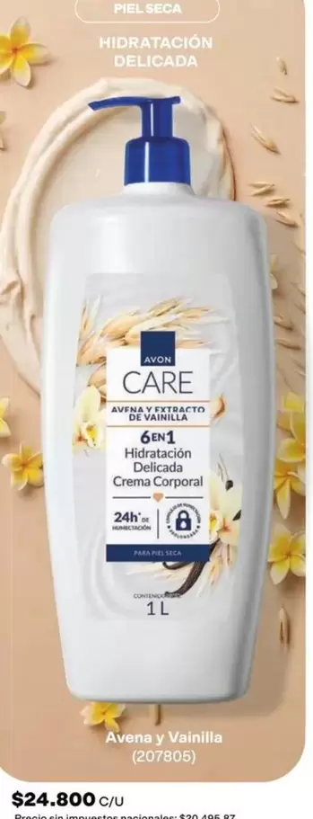 Avon - Hidratación Delicada Crema Corporal