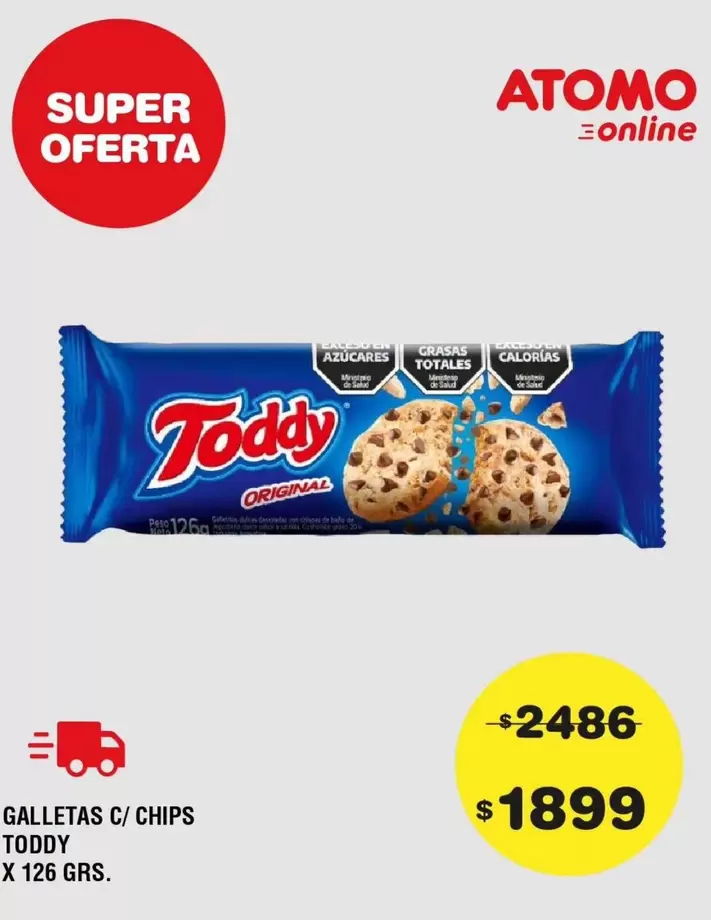 Toddy - GALLETAS C/ CHIPS