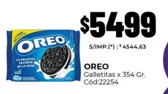 Oreo - Galletitas x 354 Gr. Cód:22254