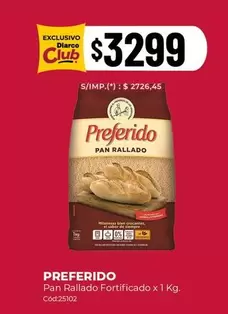 Preferido - Pan Rallado Fortificado