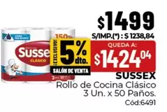 Sussex - Rollo de Cocina Clásico (Cod:6491)