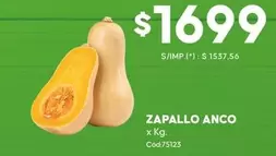 X$ - ZAPALLO ANCO x Kg. Cod:75123