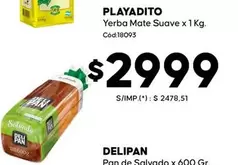 Playadito - Yerba Mate Suave x 1 Kg. C

od:18093