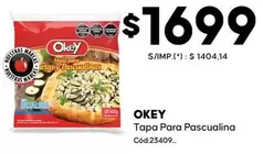 Okey - Tapa Para Pascualina Cód.23409