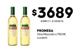 Promesa - Vino Moscato x 750 Ml. C ext{ó}d 18095