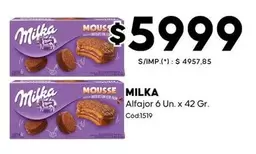 Milka - Alfajor Mousse Cod:1519