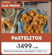 X$ - PASTELITOS
