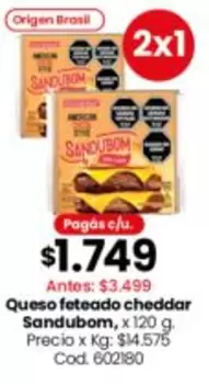 Origen - Queso fetado cheddar