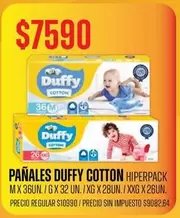 32 - PAÑALES DUFFY COTTON HIPERPACK