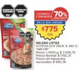 Arcor - Salsas Listas