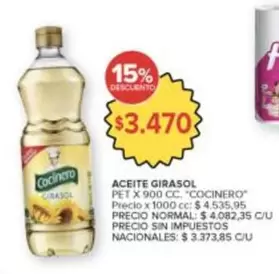 Cocinero - ACEITE GIRASOL