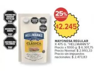 Hellmann's - MAYONESA REGULAR