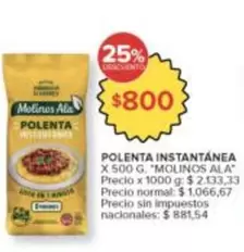 Molinos Ala - POLENTA INSTANTÁNEA