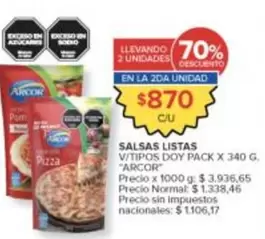 Arcor - Salsas Listas