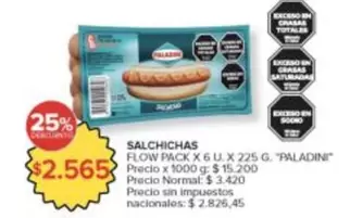 Paladini - SALCHICHAS FLOW PACK