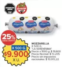 La Serenísima - MOZZARELLA