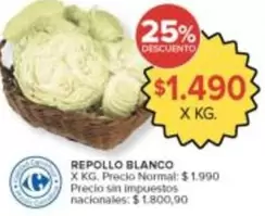 Carrefour - REPOLLO BLANCO