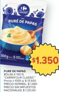 Carrefour - Pure de Papas