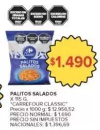 Carrefour - PALITOS SALADOS