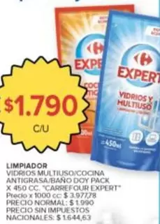 Carrefour - VIDRIOS MULTIUSO/COCINA ANTIGRASA/BAÑO DOY PACK X 450 CC