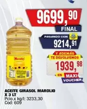 Marolio - ACEITE GIRASOL