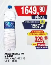 X$ - AGUA NESTLE PV