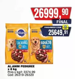 Pedigree - AL.ANIM PEDIGREE CACHORRO ADULTO