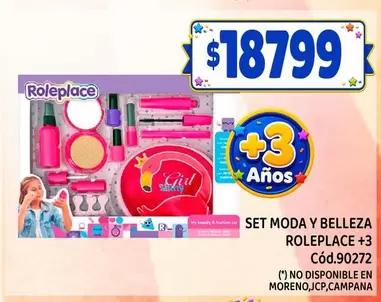SET MODA Y BELLEZA ROLEPLACE +3 Cód.90272
