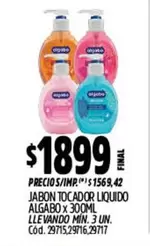 Algabo - Jabon tocador liquido ALGABO x 300ml