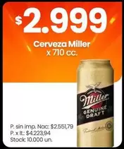 Miller - Cerveza
