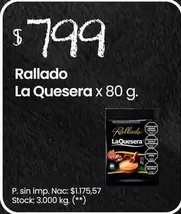 La Quesera - Rallado