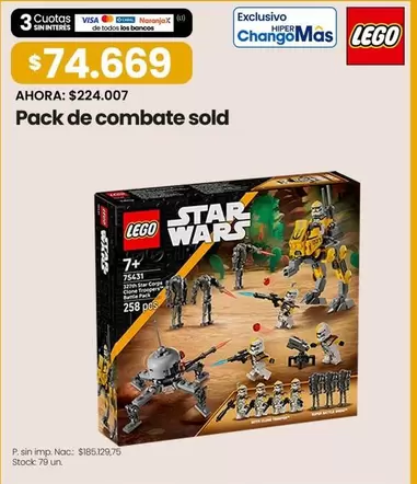 LEGO - Pack de combate sold