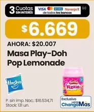 131 - Masa Play-Doh Pop Lemonade
