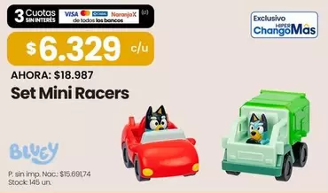 Set Mini Racers