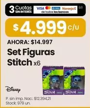 Disney - Set Figuras Stitch