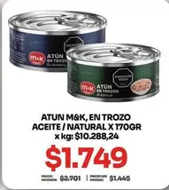 M&K - ATUN EN TROZO