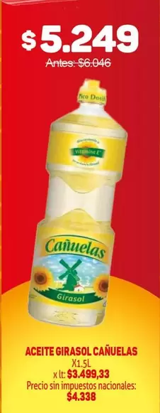 cañuelas - ACEITE GIRASOL