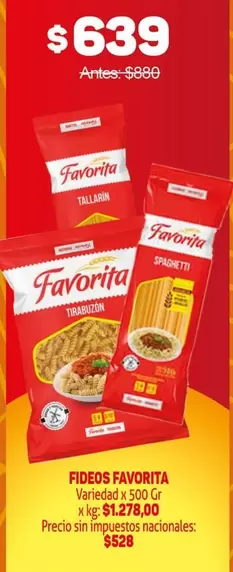 Favorita - Fideos