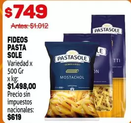 Variedad - FIDEOS
