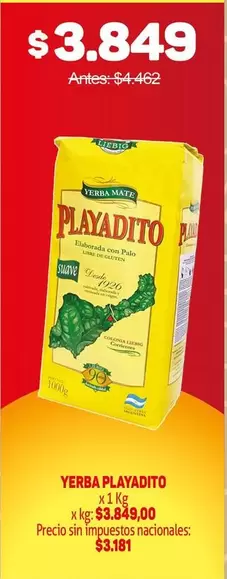 Playadito - YERBA PLAYADITO